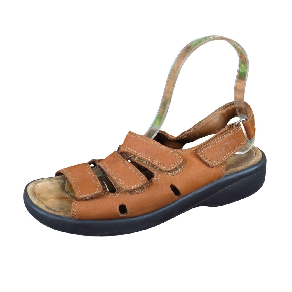Dr. Scholl's‎ Holly Women Sandals Size 7.5 Walking Comfort Leather Brown